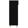Mueble zapatero de madera contrachapada negro 60x35x105 cm de vidaXL, Zapateros y organizadores de calzado - Ref: Foro24-8127...