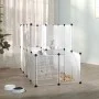 Jaula de animales pequeños PP y acero transparente 142x74x93 cm de vidaXL, Jaulas y habitáculos para animales pequeños - Ref:...