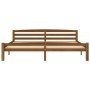 Estructura de cama madera maciza pino marrón miel 200x200 cm de vidaXL, Camas y somieres - Ref: Foro24-322081, Precio: 115,46...