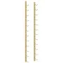 Botellero de pared para 12 botellas hierro dorado de vidaXL, Botelleros - Ref: Foro24-340880, Precio: 44,87 €, Descuento: %