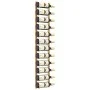 Botellero de pared para 12 botellas hierro dorado de vidaXL, Botelleros - Ref: Foro24-340880, Precio: 44,87 €, Descuento: %