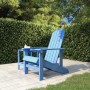 Silla de jardín Adirondack HDPE azul agua de vidaXL, Sillas de jardín - Ref: Foro24-318640, Precio: 186,13 €, Descuento: %