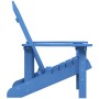 Silla de jardín Adirondack HDPE azul agua de vidaXL, Sillas de jardín - Ref: Foro24-318640, Precio: 186,13 €, Descuento: %