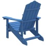 Silla de jardín Adirondack HDPE azul agua de vidaXL, Sillas de jardín - Ref: Foro24-318640, Precio: 186,13 €, Descuento: %
