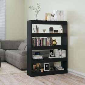 Estantería/divisor de espacios negro 100x30x135 cm de vidaXL, Librerías y estanterías - Ref: Foro24-811755, Precio: 70,66 €, ...