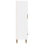 Aparador de madera contrachapada blanco brillante 70x31x115cm de vidaXL, Aparadores - Ref: Foro24-812534, Precio: 98,55 €, De...