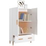 Aparador de madera contrachapada blanco brillante 70x31x115cm de vidaXL, Aparadores - Ref: Foro24-812534, Precio: 98,55 €, De...
