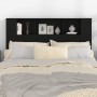 Mueble cabecero negro 140x18,5x104,5 cm de vidaXL, Cabeceros y pies de cama - Ref: Foro24-811926, Precio: 63,53 €, Descuento: %
