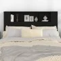 Mueble cabecero negro 140x18,5x104,5 cm de vidaXL, Cabeceros y pies de cama - Ref: Foro24-811926, Precio: 62,75 €, Descuento: %