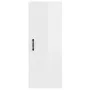 Armario de pared colgante madera blanco brillante 34,5x34x90 cm de vidaXL, Estantes y estanterías - Ref: Foro24-812444, Preci...