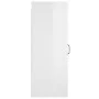 Armario de pared colgante madera blanco brillante 34,5x34x90 cm de vidaXL, Estantes y estanterías - Ref: Foro24-812444, Preci...
