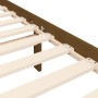 Estructura cama y cabecero madera maciza marrón miel 200x200 cm de vidaXL, Camas y somieres - Ref: Foro24-3193749, Precio: 17...