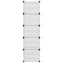 Zapatero PP transparente 44x31,5x153,5 cm de vidaXL, Zapateros y organizadores de calzado - Ref: Foro24-340562, Precio: 49,60...