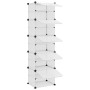 Zapatero PP transparente 44x31,5x153,5 cm de vidaXL, Zapateros y organizadores de calzado - Ref: Foro24-340562, Precio: 49,60...