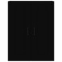 Armario colgante de pared negro 69,5x32,5x90 cm de vidaXL, Aparadores - Ref: Foro24-812304, Precio: 68,97 €, Descuento: %