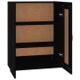 Armario colgante de pared negro 69,5x32,5x90 cm de vidaXL, Aparadores - Ref: Foro24-812304, Precio: 68,97 €, Descuento: %