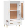 Aparador de madera contrachapada blanco 70x31x115 cm de vidaXL, Aparadores - Ref: Foro24-812564, Precio: 95,58 €, Descuento: %
