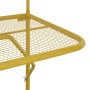 Mesa de balcón acero dorado 60x40 cm de vidaXL, Mesas de jardín - Ref: Foro24-340917, Precio: 63,15 €, Descuento: %