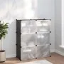 Zapatero PP negro 84,5x31x93,5 cm de vidaXL, Zapateros y organizadores de calzado - Ref: Foro24-340566, Precio: 40,85 €, Desc...