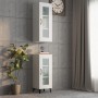 Armario de pared colgante blanco brillante 34,5x34x90 cm de vidaXL, Aparadores - Ref: Foro24-812462, Precio: 62,15 €, Descuen...