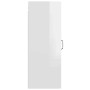 Armario de pared colgante blanco brillante 34,5x34x90 cm de vidaXL, Aparadores - Ref: Foro24-812462, Precio: 62,15 €, Descuen...