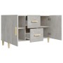 Aparador de madera de ingeniería gris hormigón 100x36x60 cm de vidaXL, Aparadores - Ref: Foro24-812514, Precio: 91,08 €, Desc...