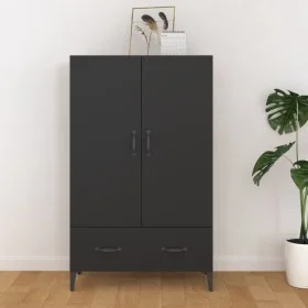 Aparador de madera de ingeniería negro 70x31x115 cm de vidaXL, Aparadores - Ref: Foro24-812538, Precio: 81,52 €, Descuento: %