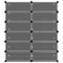 Zapatero PP negro 94,5x36,5x106 cm de vidaXL, Zapateros y organizadores de calzado - Ref: Foro24-340563, Precio: 69,43 €, Des...