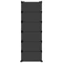 Zapatero PP negro 94,5x36,5x106 cm de vidaXL, Zapateros y organizadores de calzado - Ref: Foro24-340563, Precio: 68,26 €, Des...