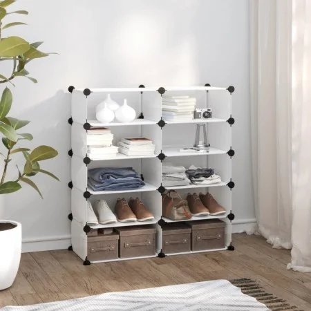 Zapatero PP transparente 84x32x88,5 cm de vidaXL, Zapateros y organizadores de calzado - Ref: Foro24-340567, Precio: 36,98 €,...