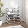 Zapatero PP transparente 84x32x88,5 cm de vidaXL, Zapateros y organizadores de calzado - Ref: Foro24-340567, Precio: 40,37 €,...