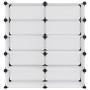 Zapatero PP transparente 84x32x88,5 cm de vidaXL, Zapateros y organizadores de calzado - Ref: Foro24-340567, Precio: 40,37 €,...