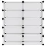 Zapatero PP transparente 84x32x88,5 cm de vidaXL, Zapateros y organizadores de calzado - Ref: Foro24-340567, Precio: 36,98 €,...