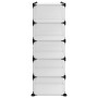 Zapatero PP transparente 84x32x88,5 cm de vidaXL, Zapateros y organizadores de calzado - Ref: Foro24-340567, Precio: 40,37 €,...
