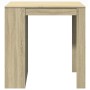 Mesa alta de bar madera ingeniería roble Sonoma 102x70x103,5 cm en Mesas de comedor | Comprar online en Foru.es