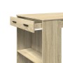 Mesa alta de bar madera ingeniería roble Sonoma 102x70x103,5 cm en Mesas de comedor | Comprar online en Foru.es