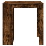 Mesa alta de bar madera ingeniería roble ahumado 102x70x103,5cm en Mesas de comedor | Comprar online en Foru.es