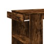 Mesa alta de bar madera ingeniería roble ahumado 102x70x103,5cm en Mesas de comedor | Comprar online en Foru.es