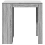 Mesa alta de bar madera ingeniería gris Sonoma 102x70x103,5 cm en Mesas de comedor | Comprar online en Foru.es