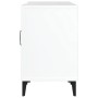 Mueble de TV madera de ingeniería blanco brillante 150x30x50 cm de vidaXL, Muebles TV - Ref: Foro24-812633, Precio: 103,81 €,...
