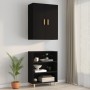 Armario de pared colgante negro 69,5x34x90 cm de vidaXL, Aparadores - Ref: Foro24-812259, Precio: 74,66 €, Descuento: %