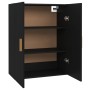 Armario de pared colgante negro 69,5x34x90 cm de vidaXL, Aparadores - Ref: Foro24-812259, Precio: 74,66 €, Descuento: %