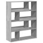 Estantería de madera de ingeniería gris Sonoma 100x33x125,5 cm en Librerías y estanterías | Comprar online en Foru.es