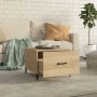 Mesa de centro con patas de metal roble Sonoma 50x50x40 cm de vidaXL, Mesas de centro - Ref: Foro24-812732, Precio: 42,18 €, ...