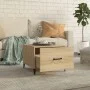 Mesa de centro con patas de metal roble Sonoma 50x50x40 cm de vidaXL, Mesas de centro - Ref: Foro24-812732, Precio: 41,78 €, ...