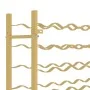 Botellero para 36 botellas de metal dorado by vidaXL, Wine racks - Ref: Foro24-340911, Price: 74,86 €, Discount: %