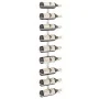 Wall wine rack for 9 white iron bottles by vidaXL, Wine racks - Ref: Foro24-340900, Price: 58,03 €, Discount: %
