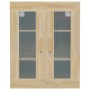 Armario colgante de pared roble Sonoma 69,5x34x90 cm de vidaXL, Aparadores - Ref: Foro24-812279, Precio: 88,28 €, Descuento: %