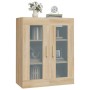 Armario colgante de pared roble Sonoma 69,5x34x90 cm de vidaXL, Aparadores - Ref: Foro24-812279, Precio: 88,28 €, Descuento: %