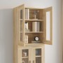 Armario colgante de pared roble Sonoma 69,5x34x90 cm de vidaXL, Aparadores - Ref: Foro24-812279, Precio: 88,28 €, Descuento: %
